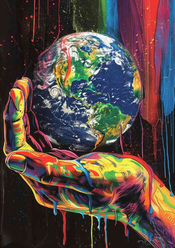Earth in the plam of your hand | Poster