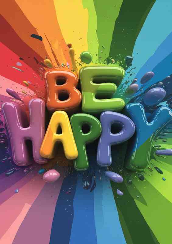 Just be happy | Poster