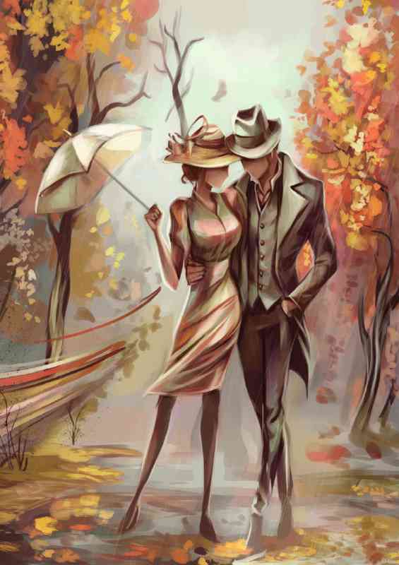 Romantic dreamy autumn day | Di-Bond