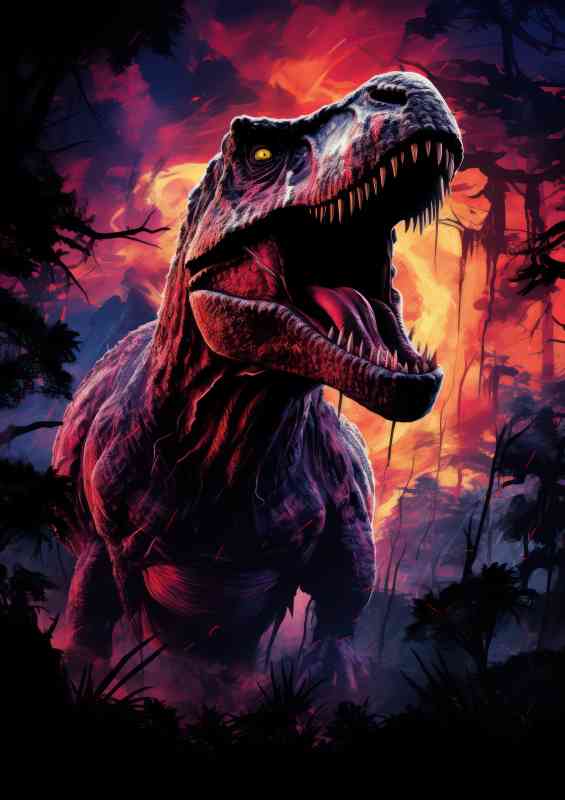 Trex on the hunt | Di-Bond