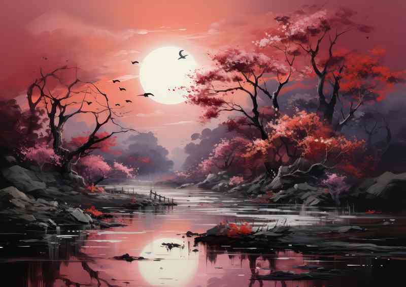 Koi and Zen The Path to Japanese Meditation | Metal Poster