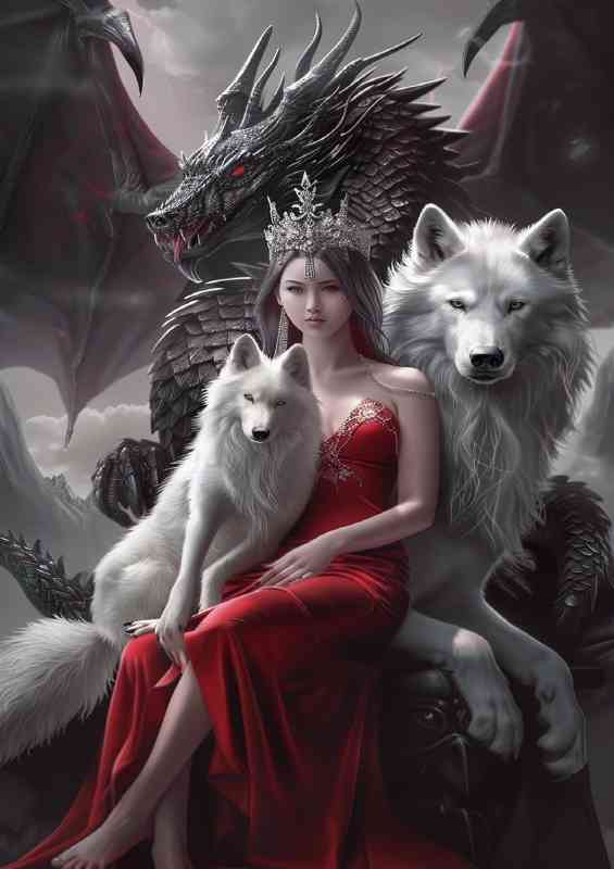 The protector of wolves | Canvas