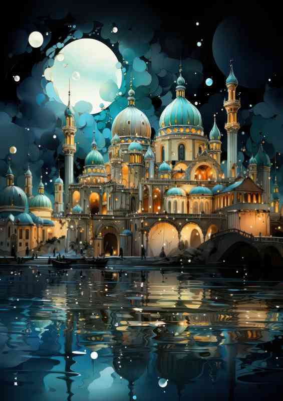 Venice from the water reflections | Poster