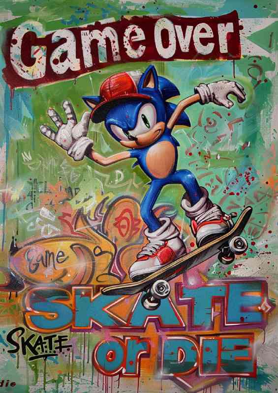 Skating retro style game | Poster
