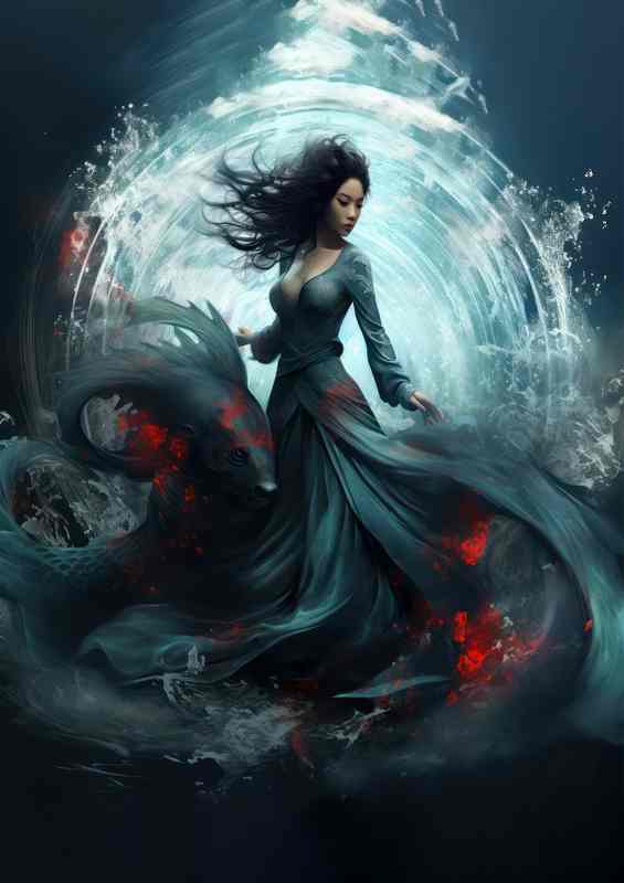 Geisha Dance Elegance in Motion | Poster