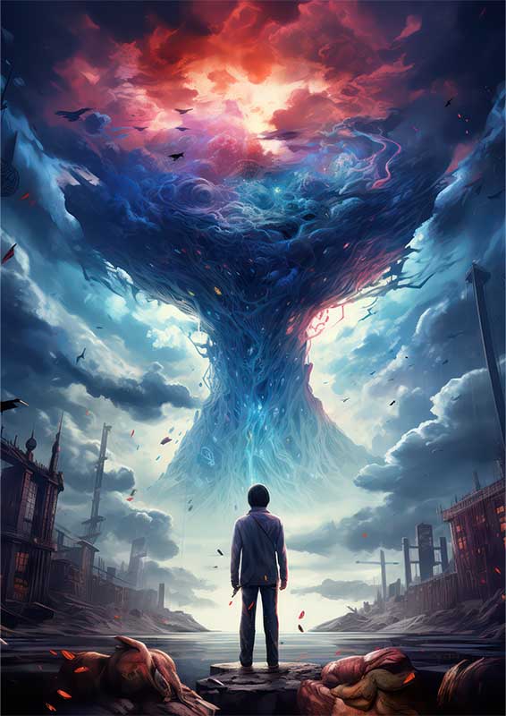 Rogue Code galaxy art from beyond | Canvas