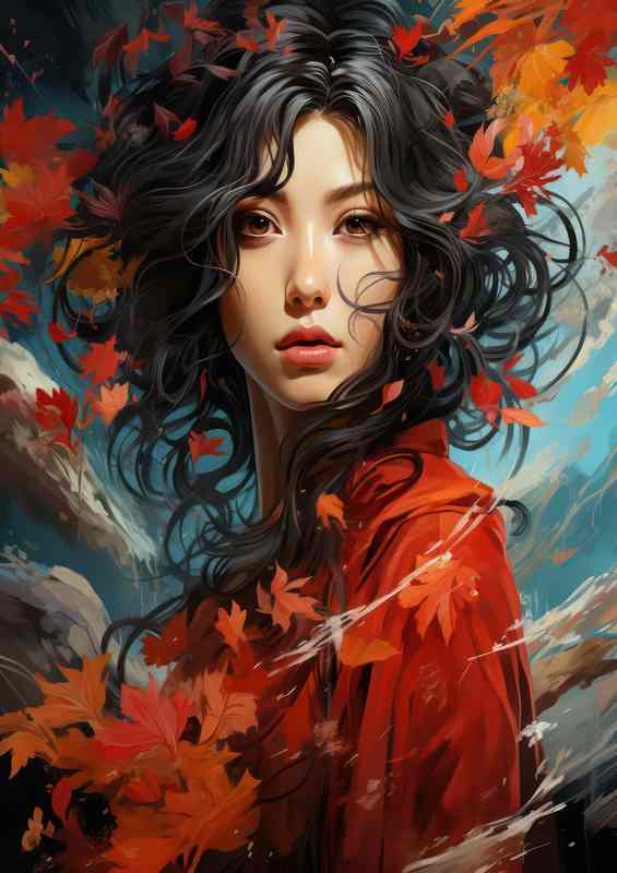 Geisha Hairstyles An Art of Grace and Beauty | Metal Poster