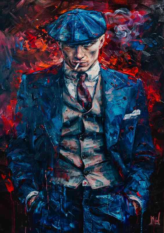 A gang member of the old gangster peaky blinders | Di-Bond