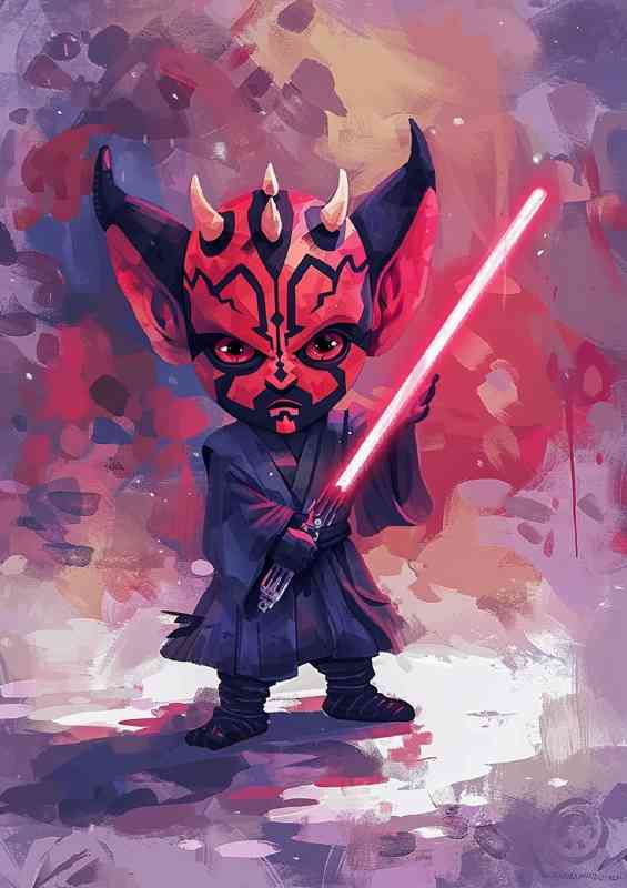 Darth maul painted street style | Canvas