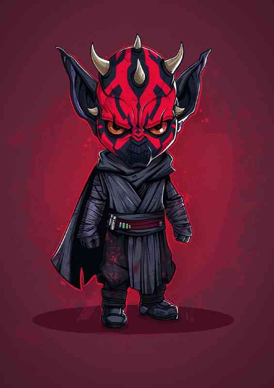 Darthmaul painted street art | Di-Bond
