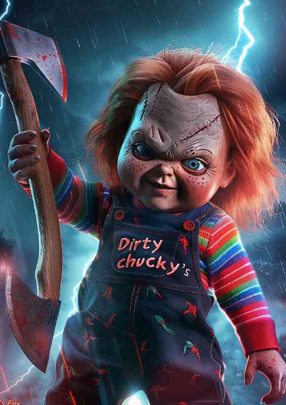 Dirty Chucky on a bad day | Di-Bond