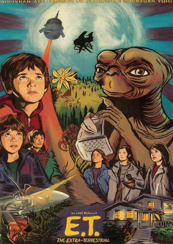 ET phone home | Metal Poster