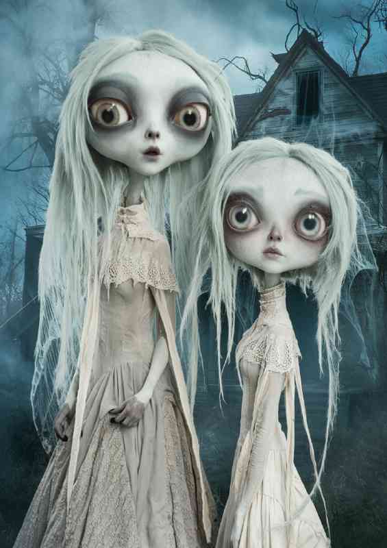 Ethereal ghostly figures | Di-Bond