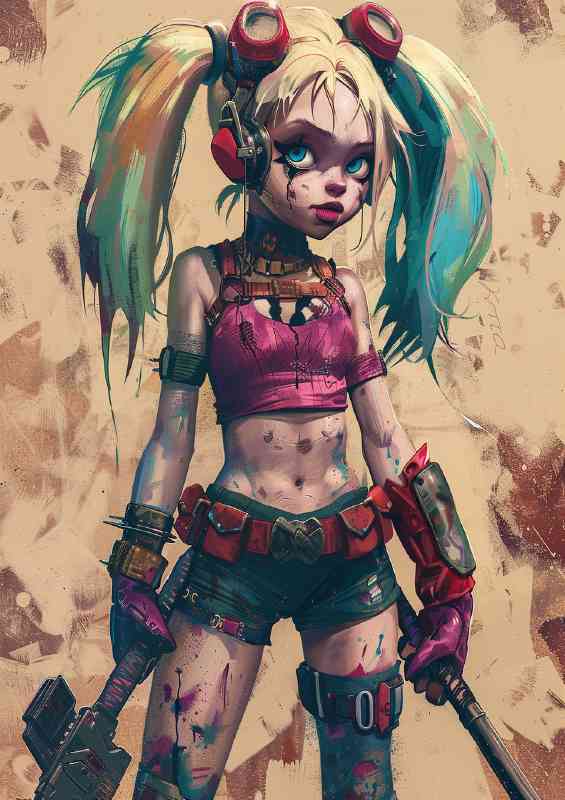 Harley fan art graffiti | Poster