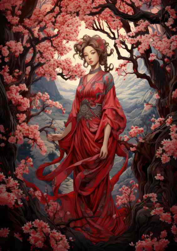 Geisha and Ikebana The Art of Japanese Flower Arranging | Canvas