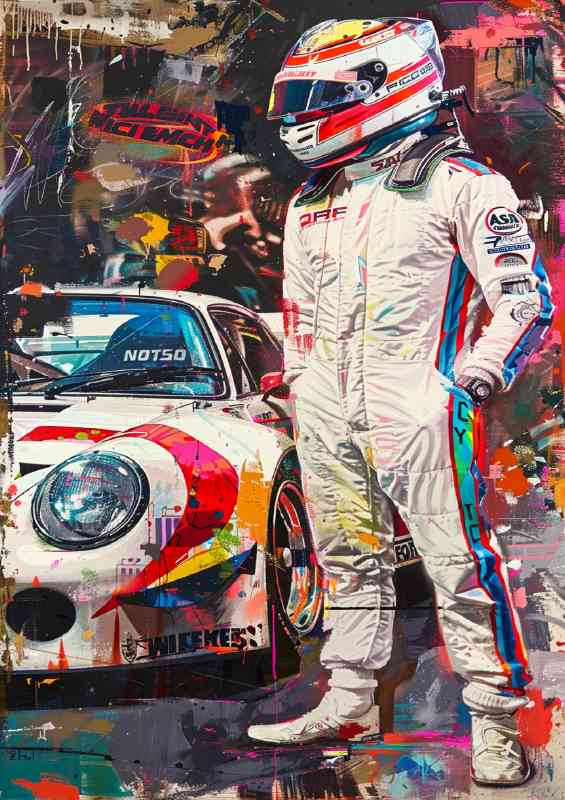 Racing driver suited up | Di-Bond