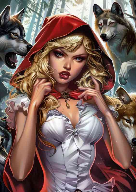 Red riding and the wof pack | Poster