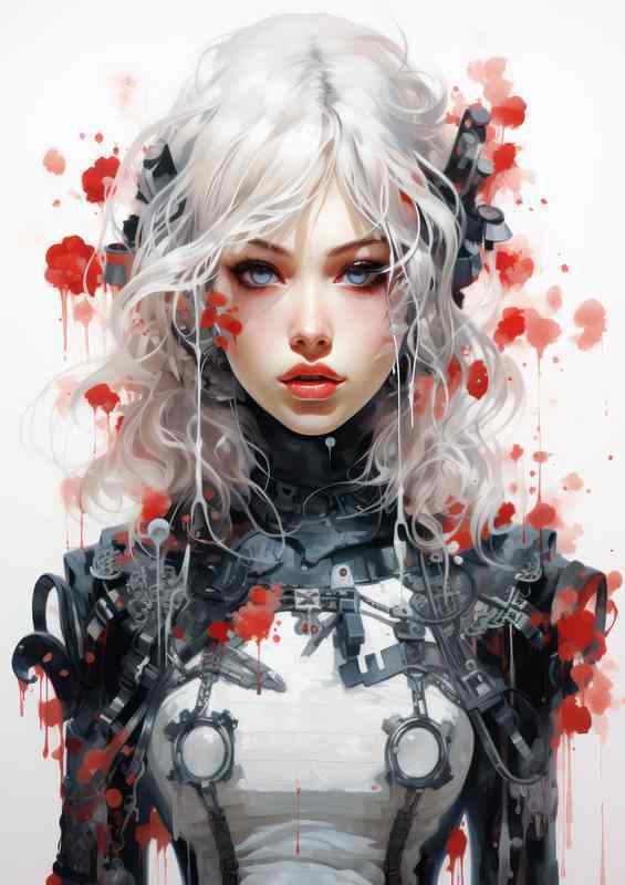 Geisha vs Oiran: Steampunk Japanese Art | Di-Bond