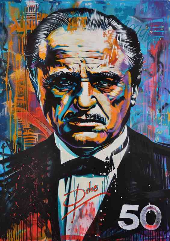 The Godfather | Metal Poster