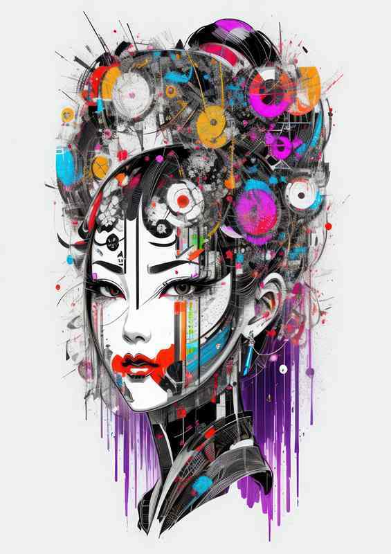 Hikaris Palette japanese | Metal Poster