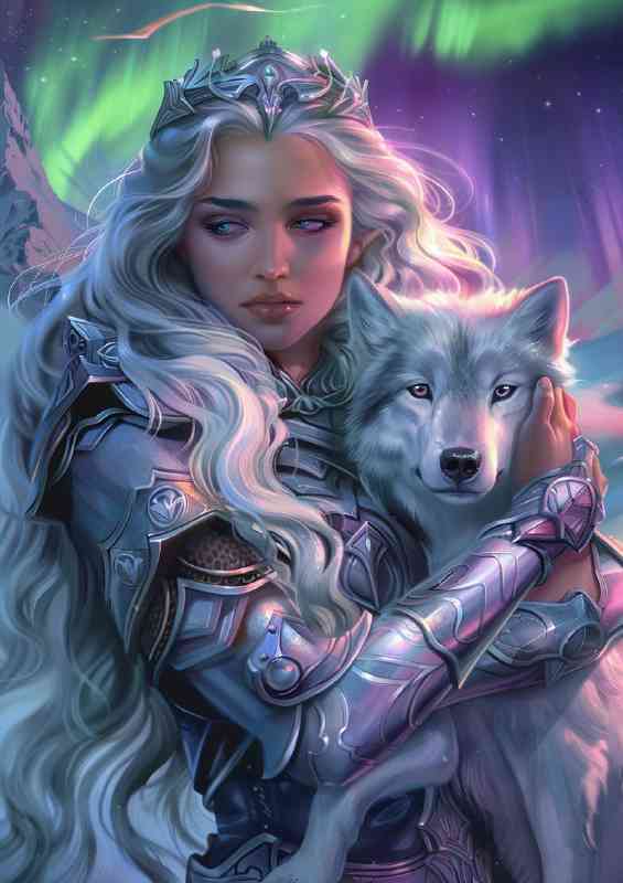 Lady Knight and the silver wolf | Poster