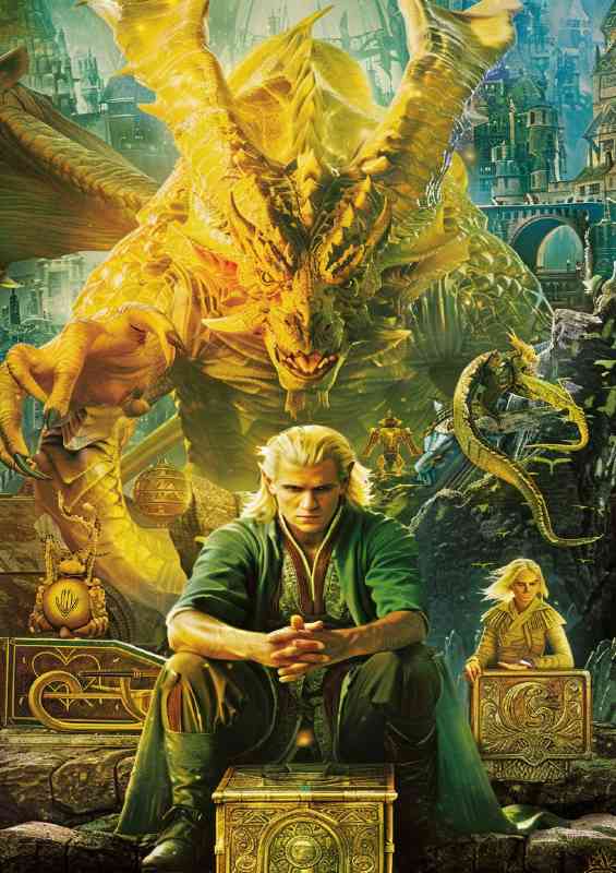 Poster movie the man and the dragon | Di-Bond