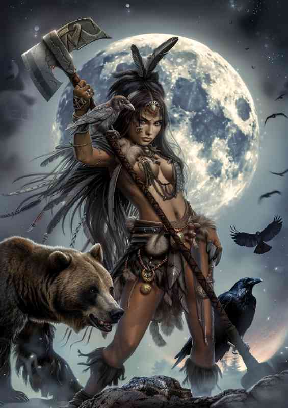 shaman woman in the wild | Poster