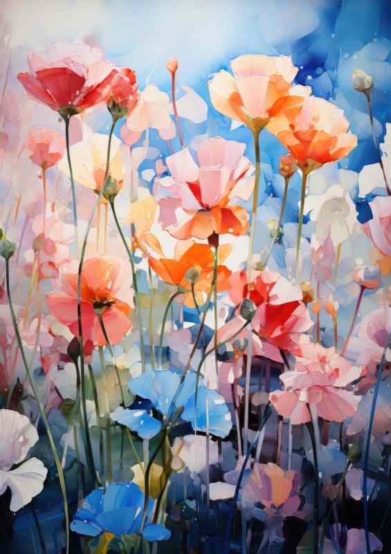 Array of floral colours | Canvas