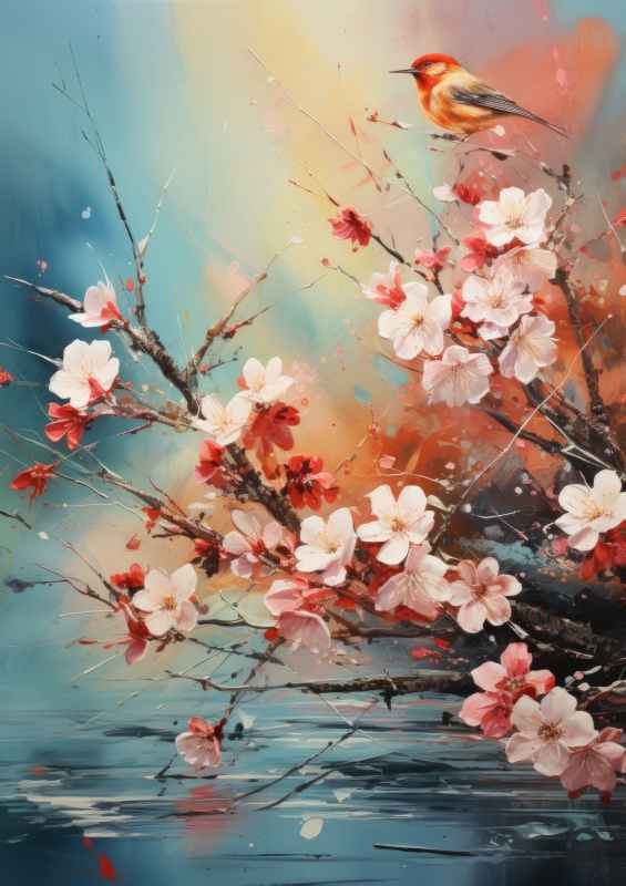 Blossom on the river | Canvas