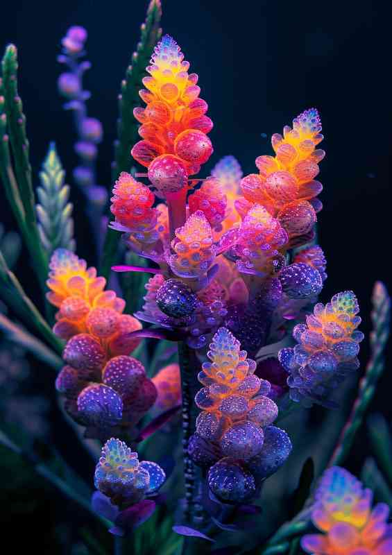 Purple plants glow in the dark | Di-Bond