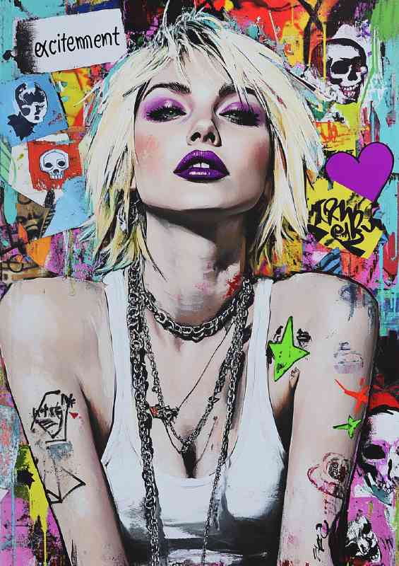All about blondie magazine cover | Metal Poster