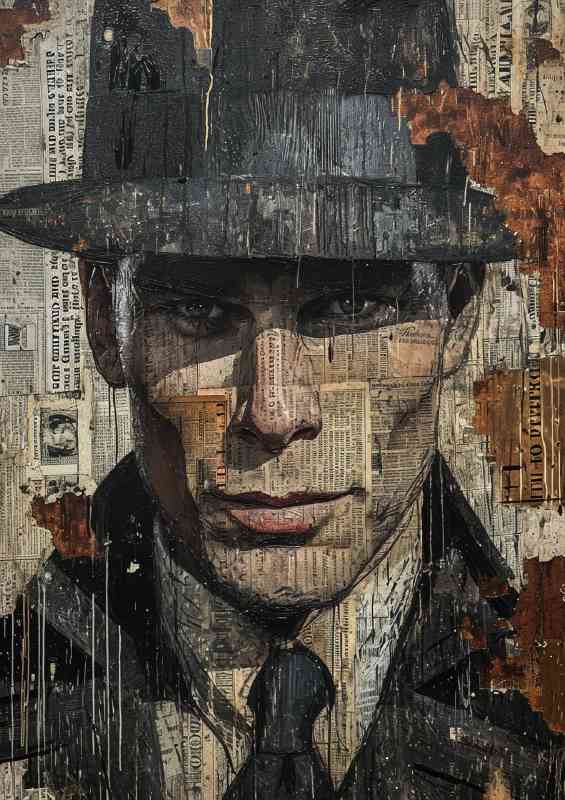 Blinders collage art | Di-Bond