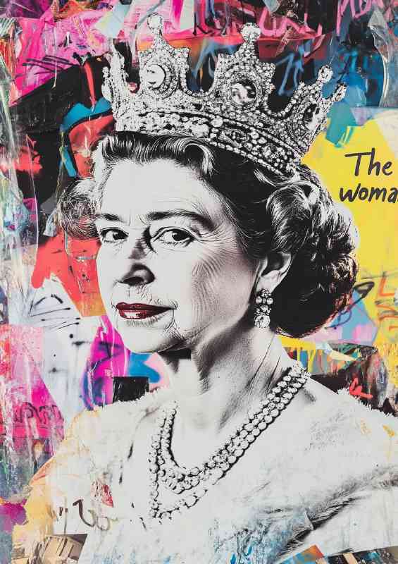 Collage of Queen Elizabeth | Di-Bond