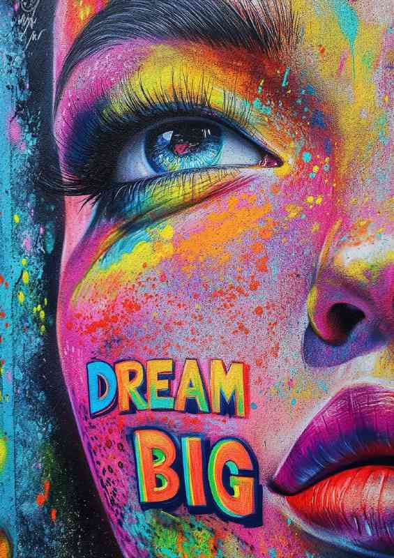 Dream big girl cover | Canvas