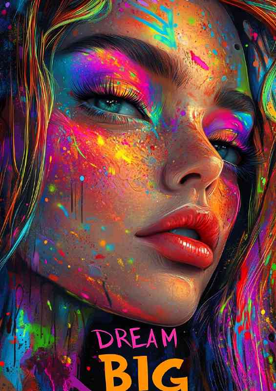 Dream big magazine style cover | Metal Poster