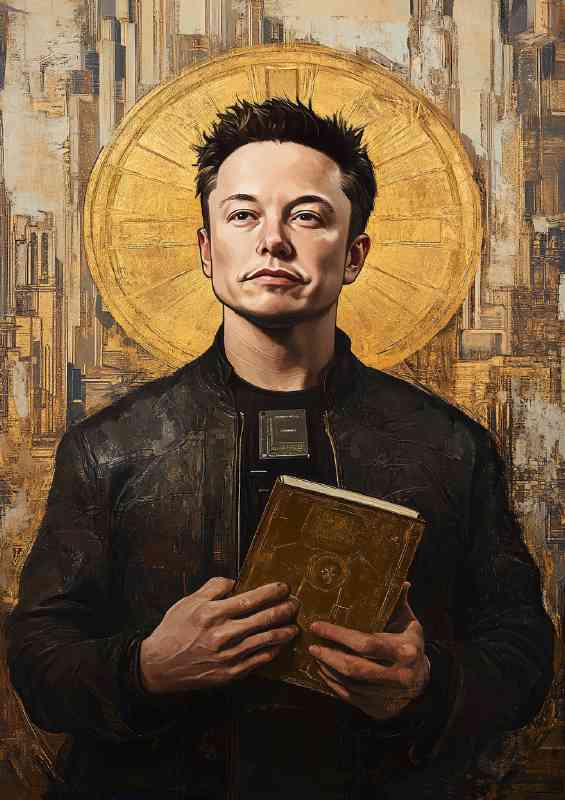 Elon Musk Orthodox icon | Poster