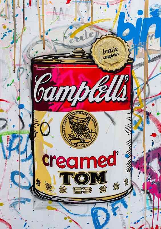 Graffiti soup street art | Di-Bond