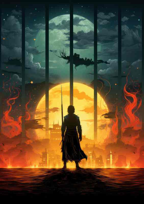 The Global Influence of Samurai Culture | Metal Poster