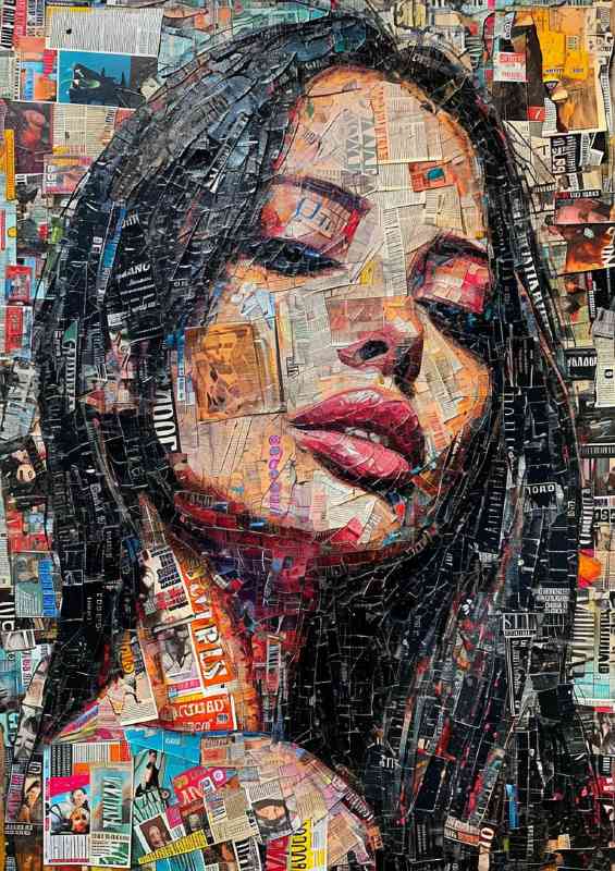 Magazine cover street art | Di-Bond