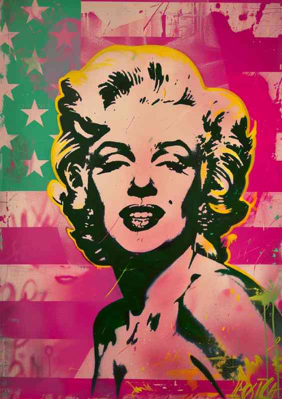 Marilyn Monroe American pin up girl | Canvas