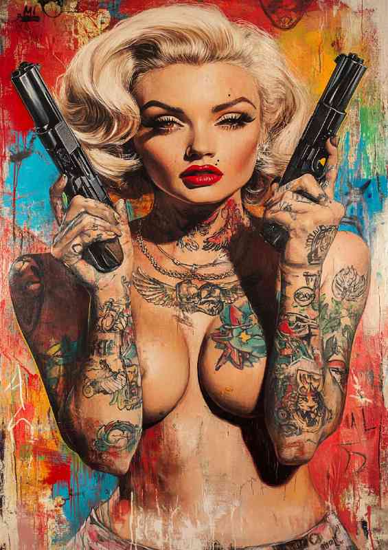 Marilyn Monroe the bad girl | Poster