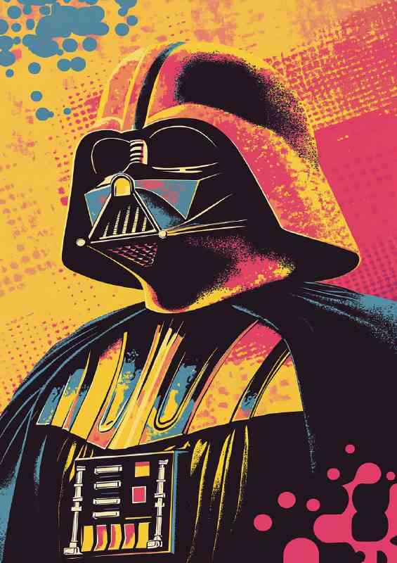 Pop art vader vactor style | Metal Poster