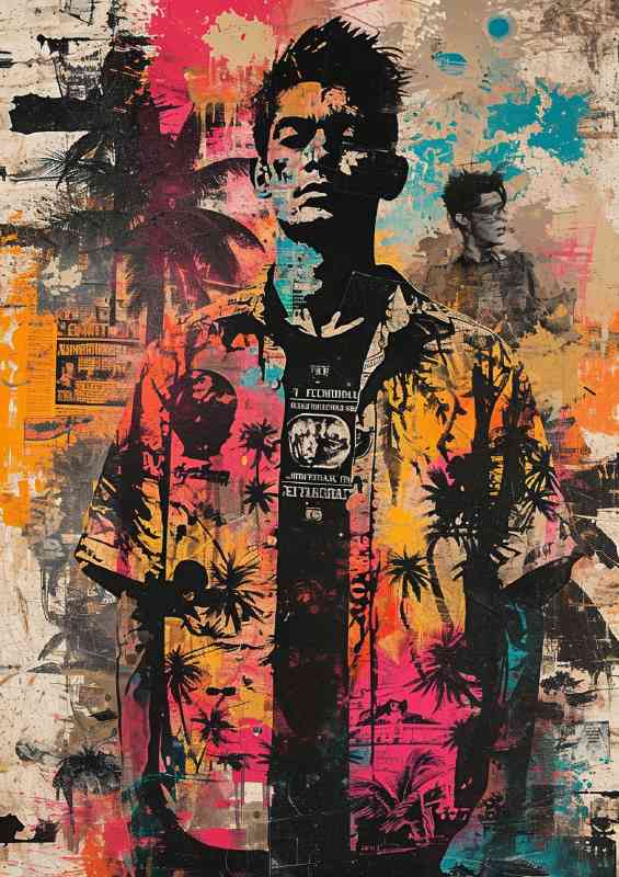 Pop culture street | Metal Poster