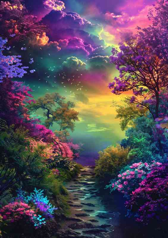 Bright colours in the fantasy world | Canvas