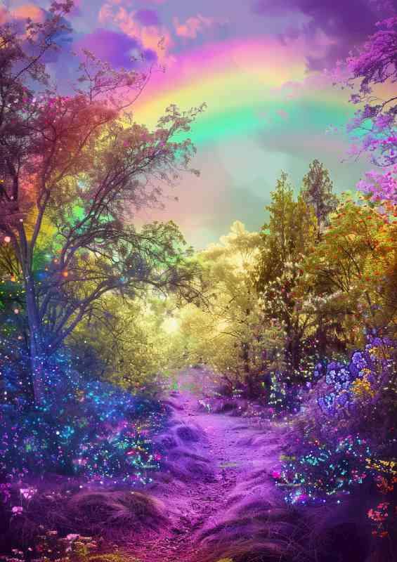 Path to the promised pot of gold | Metal Poster