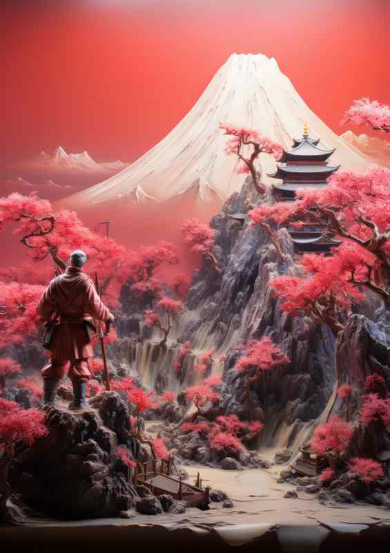 he Legendary Figures Top Samurai Heroes and Heroines my fuji | Poster