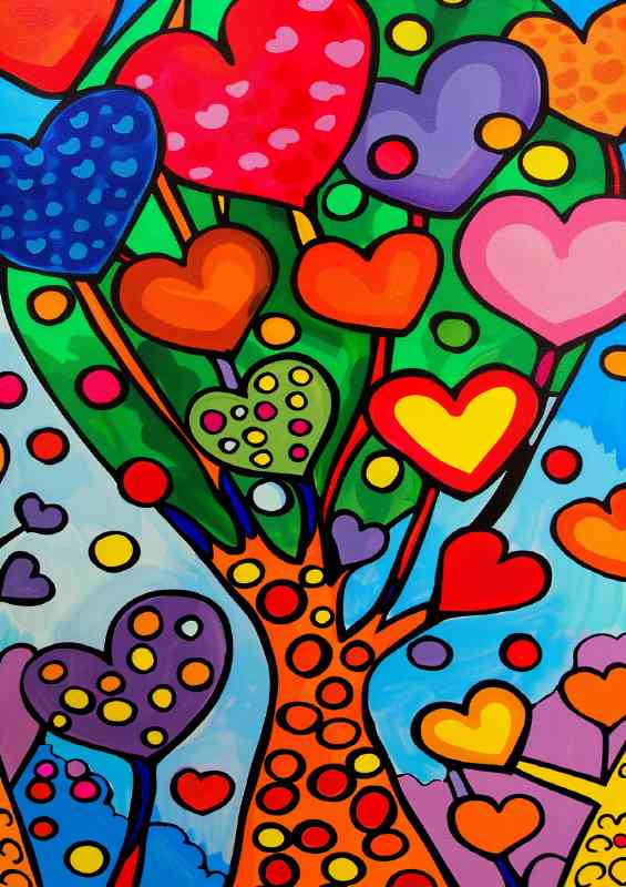 Heart tree of love | Di-Bond