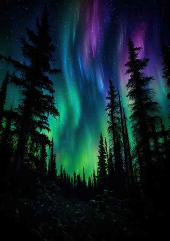 Whispers of the Northern Lights | Canvas