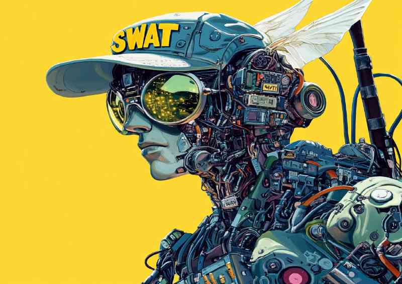 Part human part anthropomorphic robot | Canvas