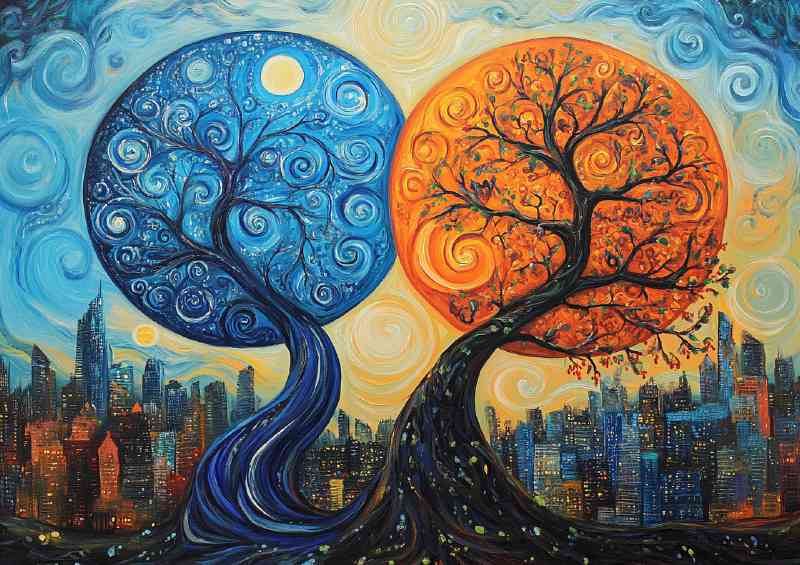 Ying and yang trees | Di-Bond